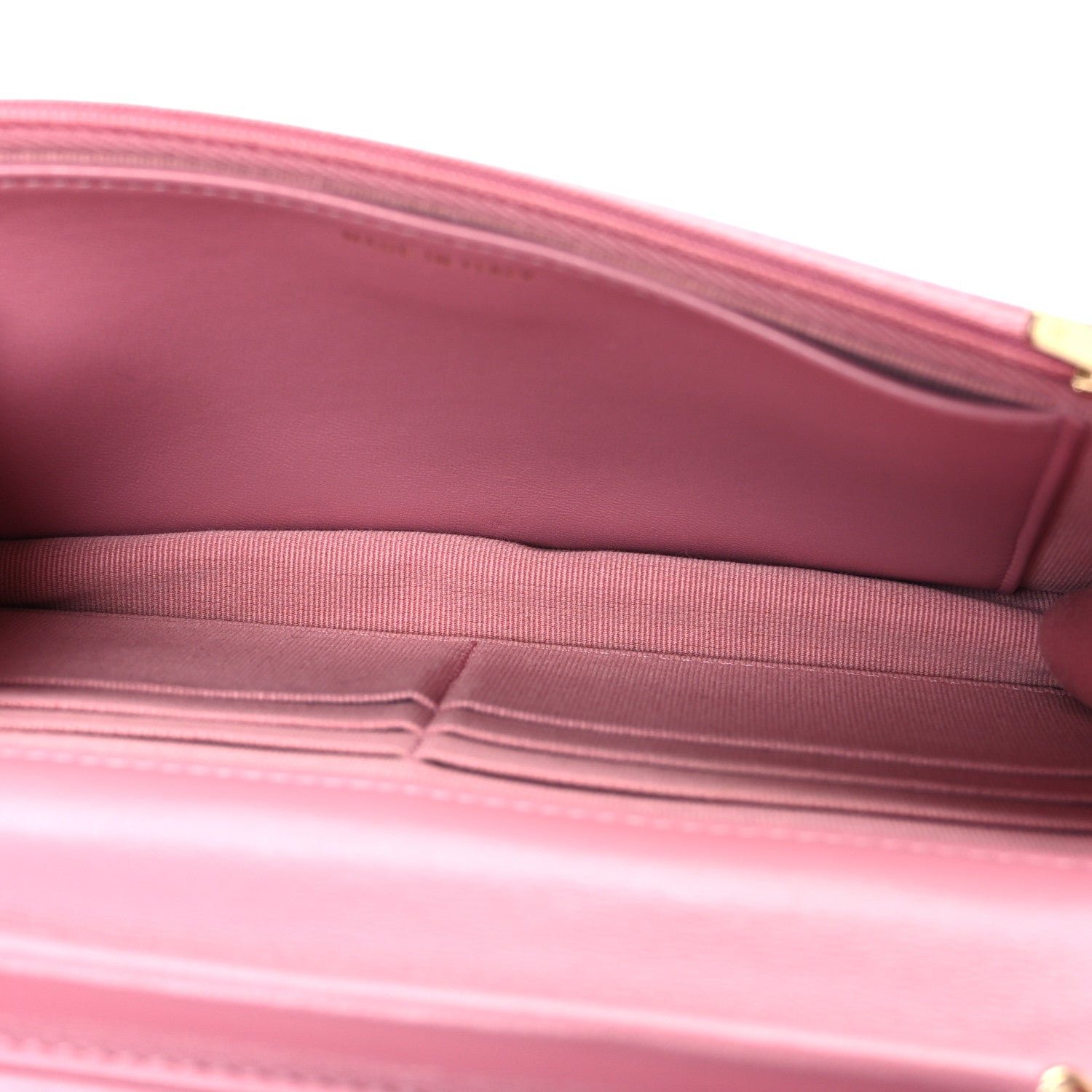 Chanel Tweed Quilted Wallet On Chain WOC Pink