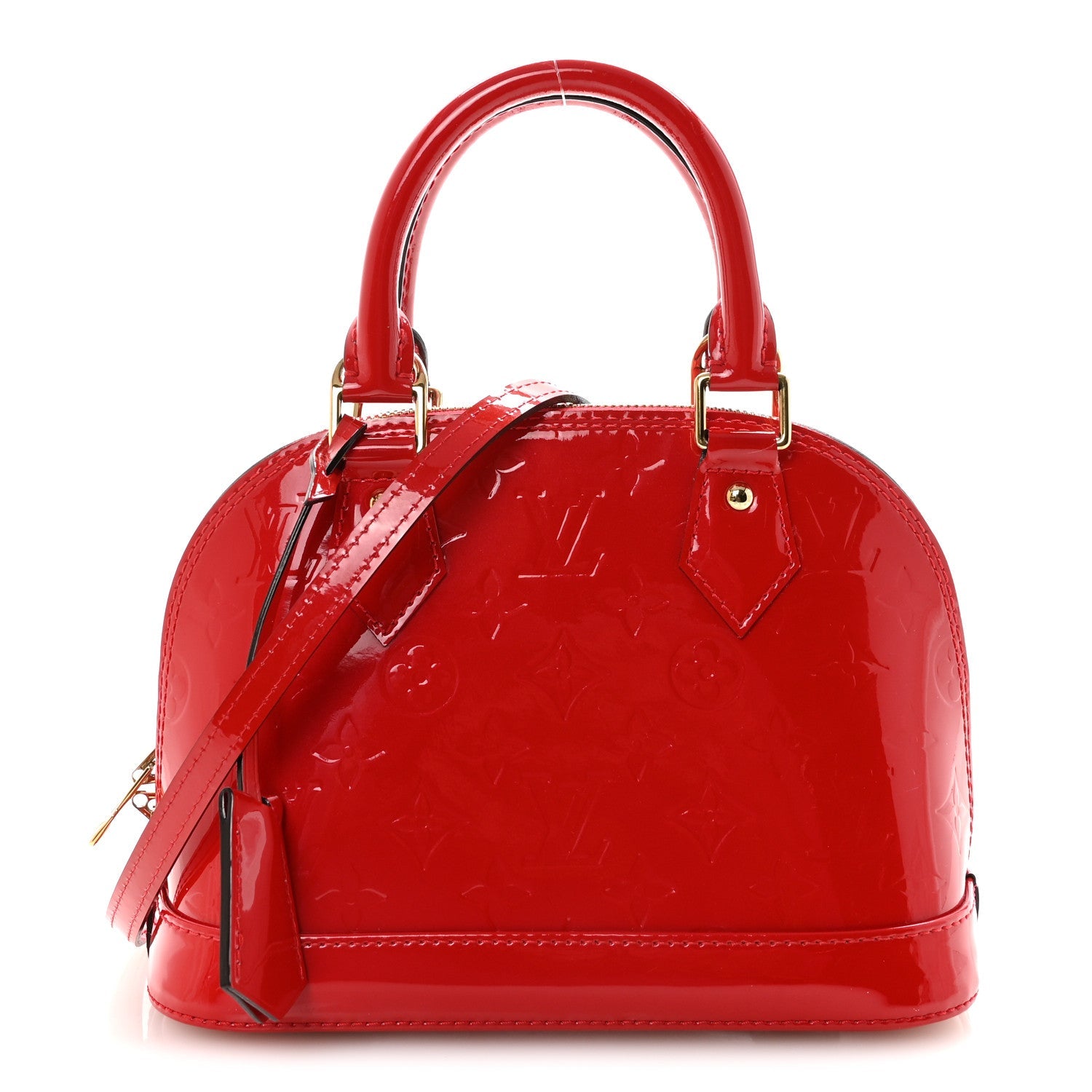 Louis Vuitton Vernis Alma BB Cherry