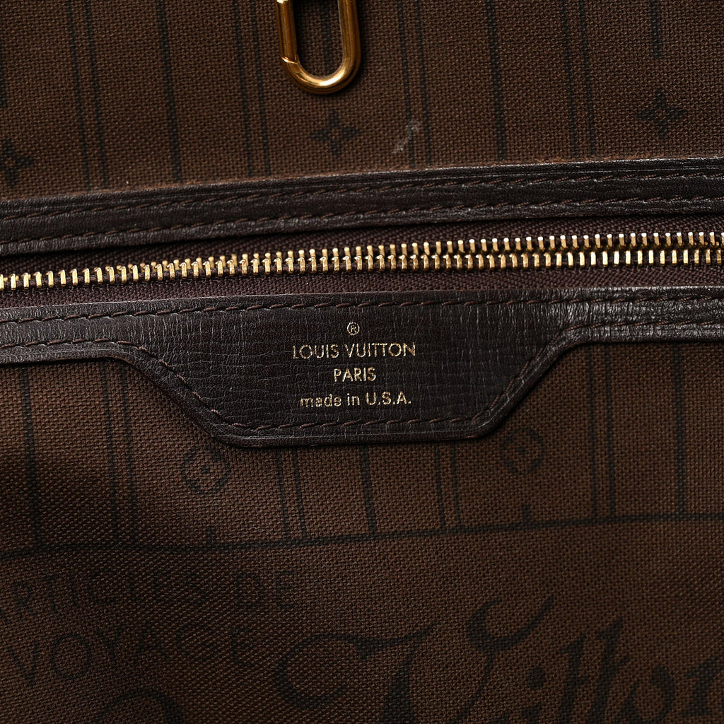 Louis Vuitton Monogram Idylle Neverfull MM Fusain