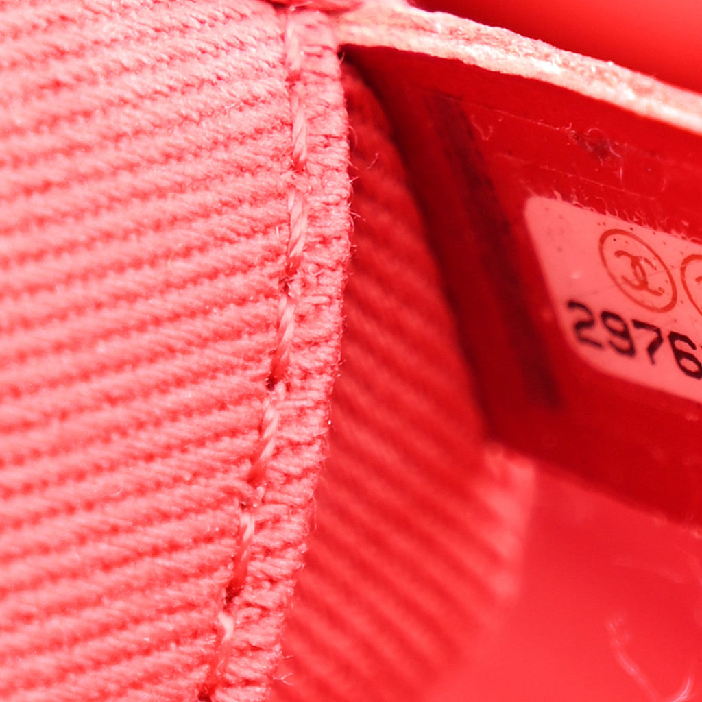 Chanel Mixed Fibers Striped Small Deauville Tote Red