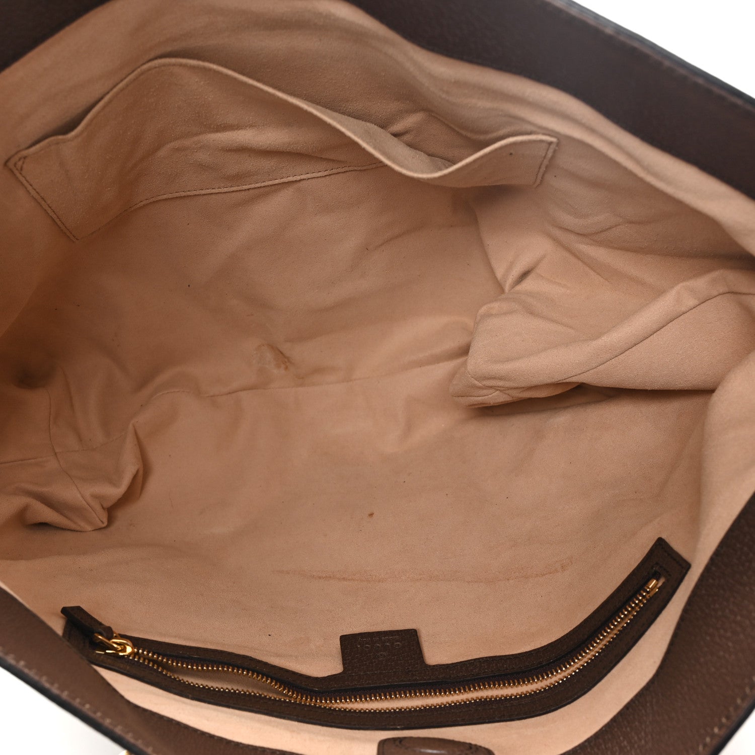 Gucci GG Supreme Monogram Medium Ophidia Shopping Tote Brown