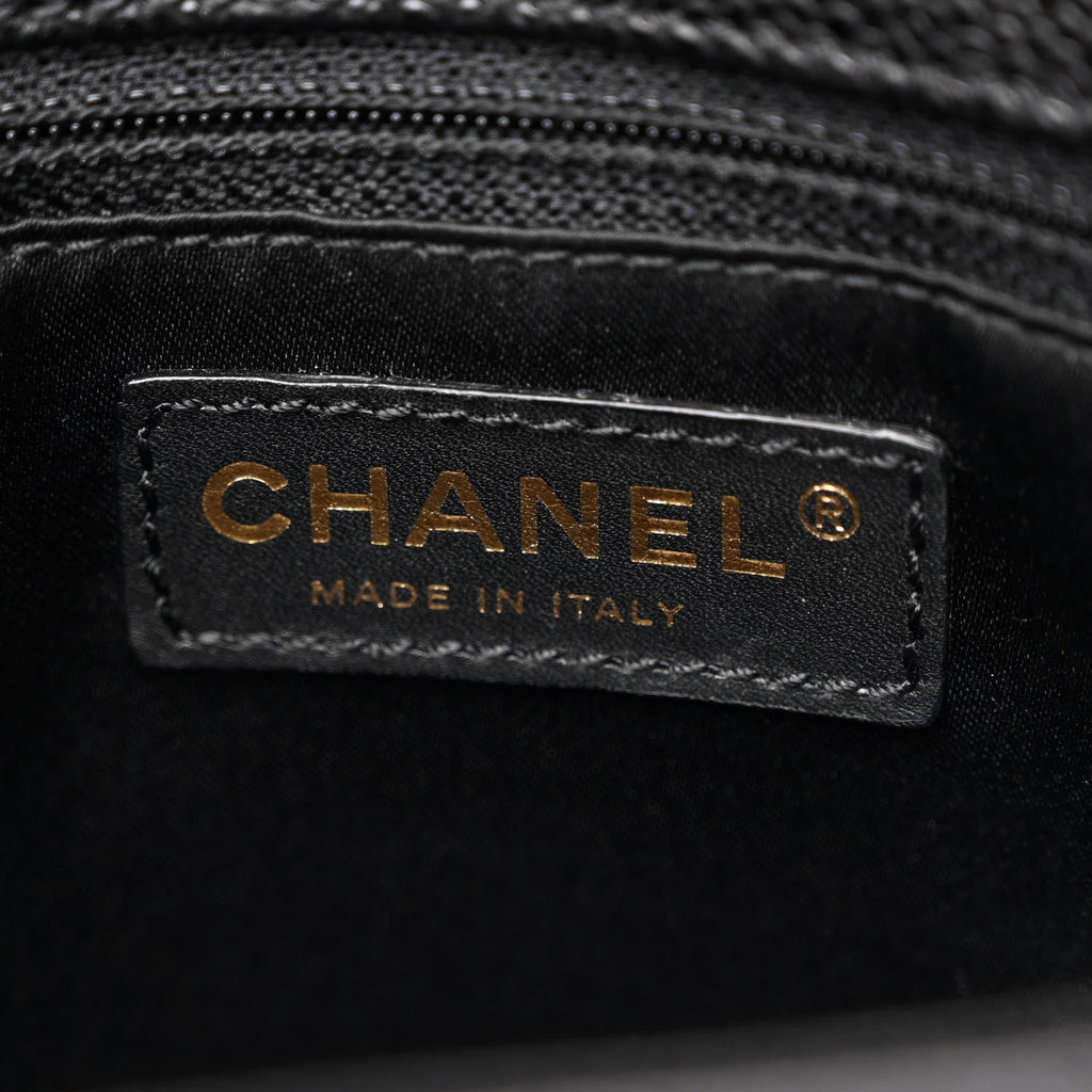 Chanel Caviar Quilted Grand Shopping Tote GST Black