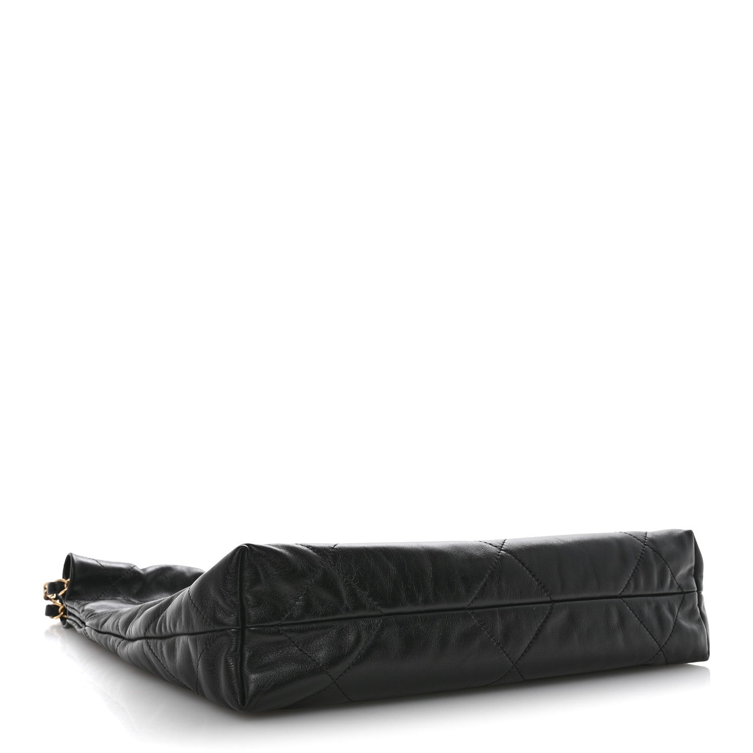 Chanel Shiny Calfskin Quilted Small Chanel 22 Black
