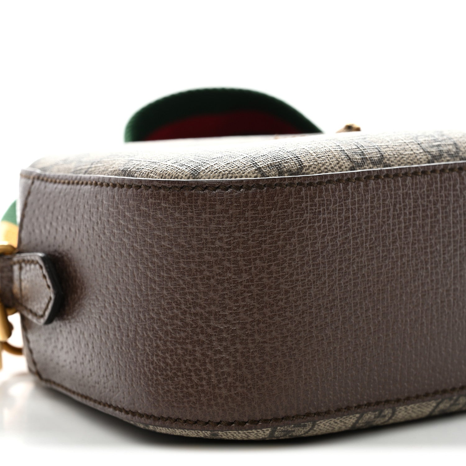 Gucci GG Supreme Monogram Web Neo Vintage Shoulder Bag Beige New Acero Crop