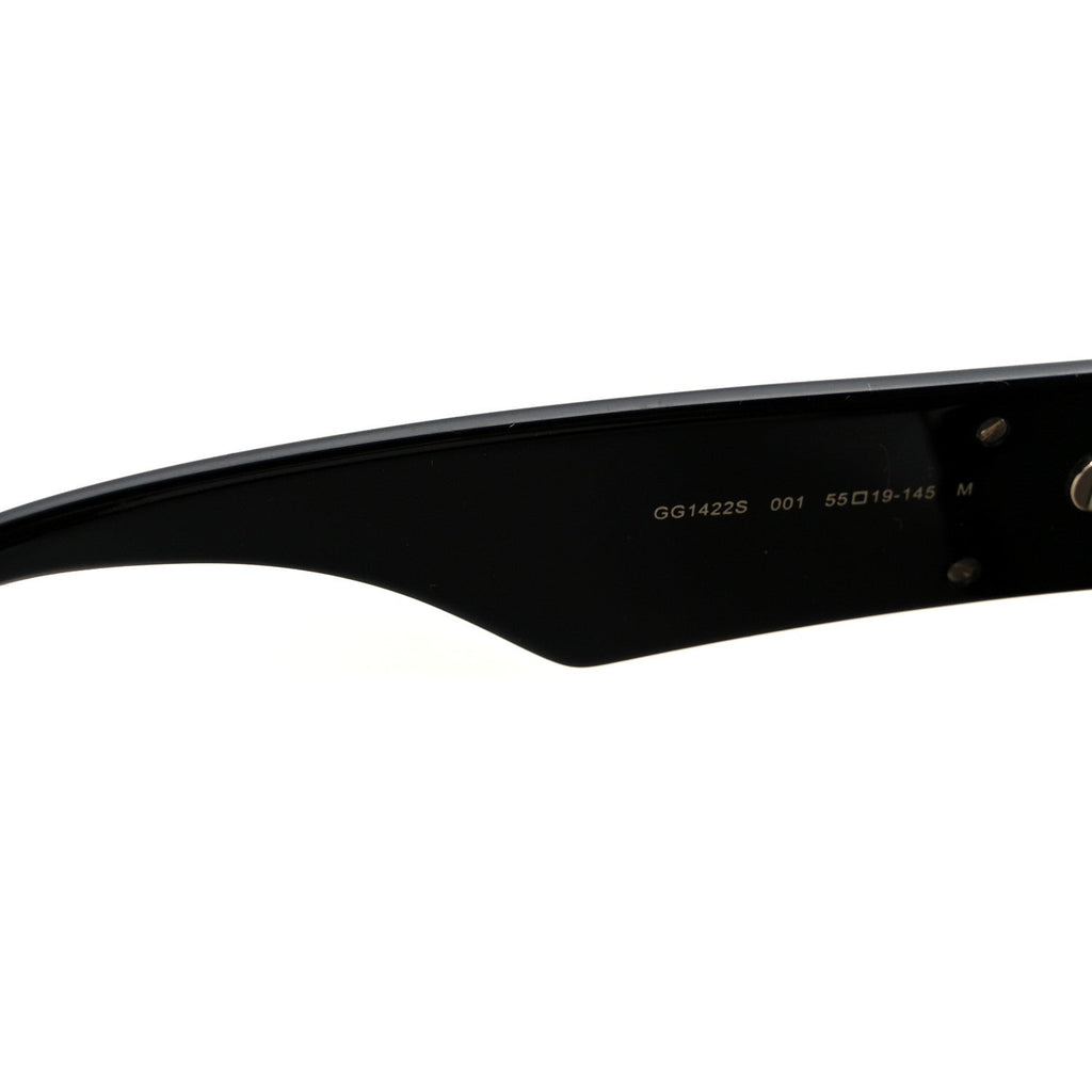 Gucci Acetate Square Frame Sunglasses GG1422S Black Grey