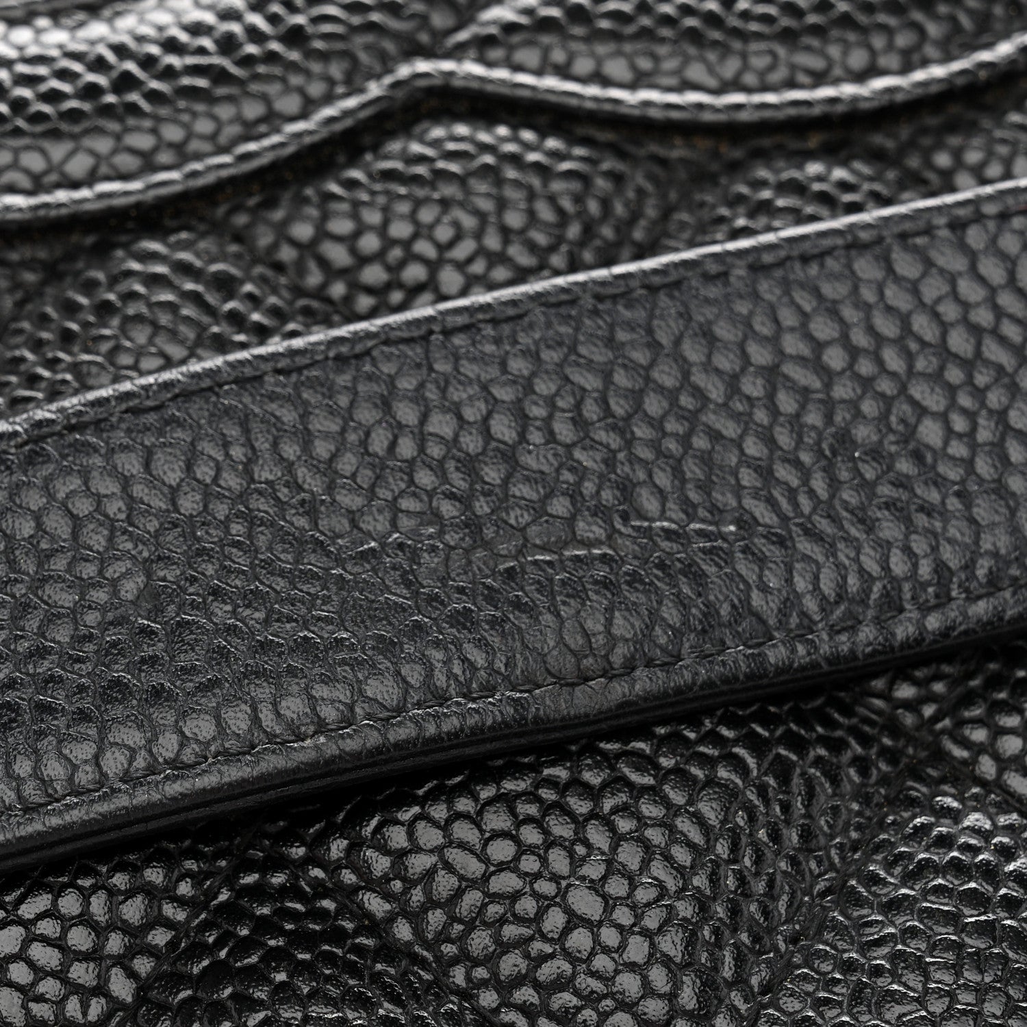 Chanel Caviar Quilted Petit Shopping Tote PST Black