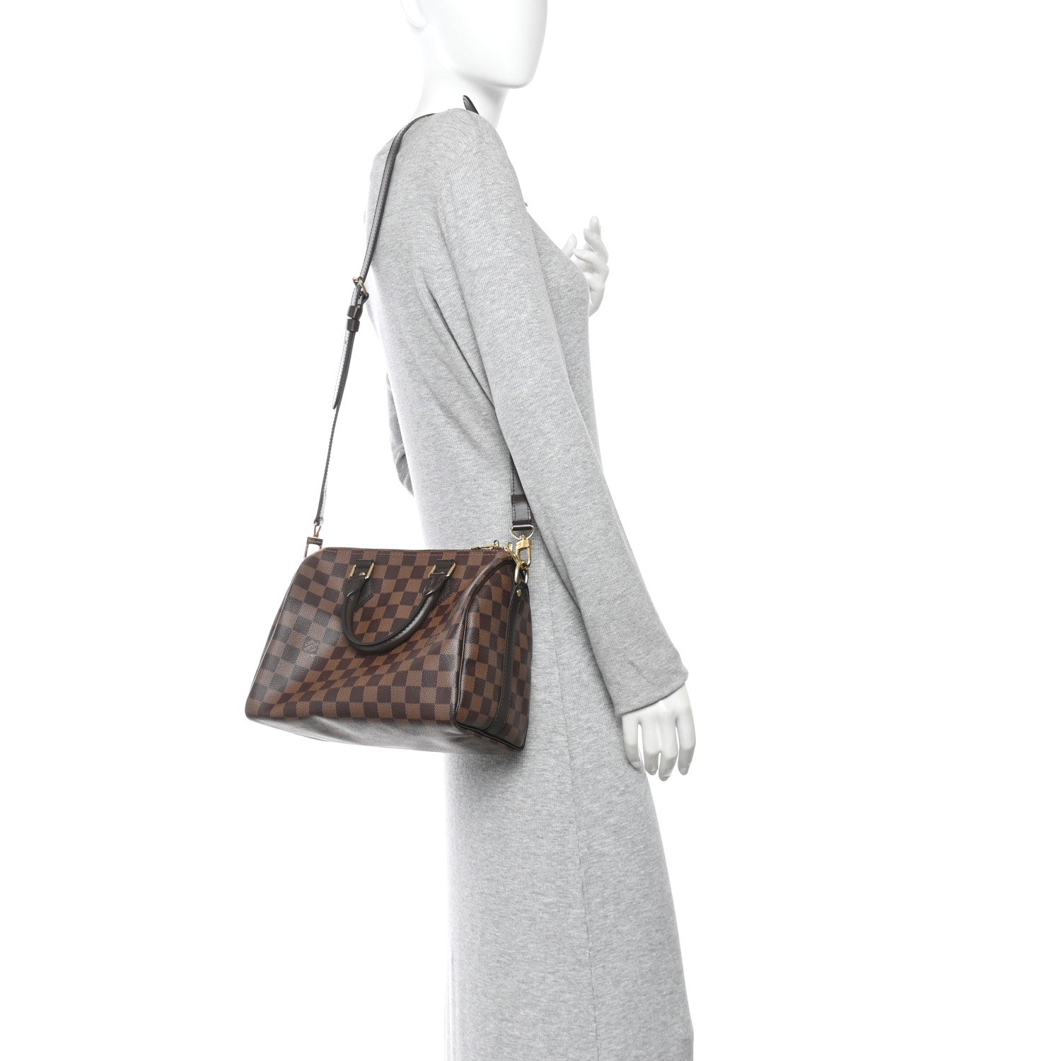 Louis Vuitton Damier Ebene Speedy Bandouliere 25