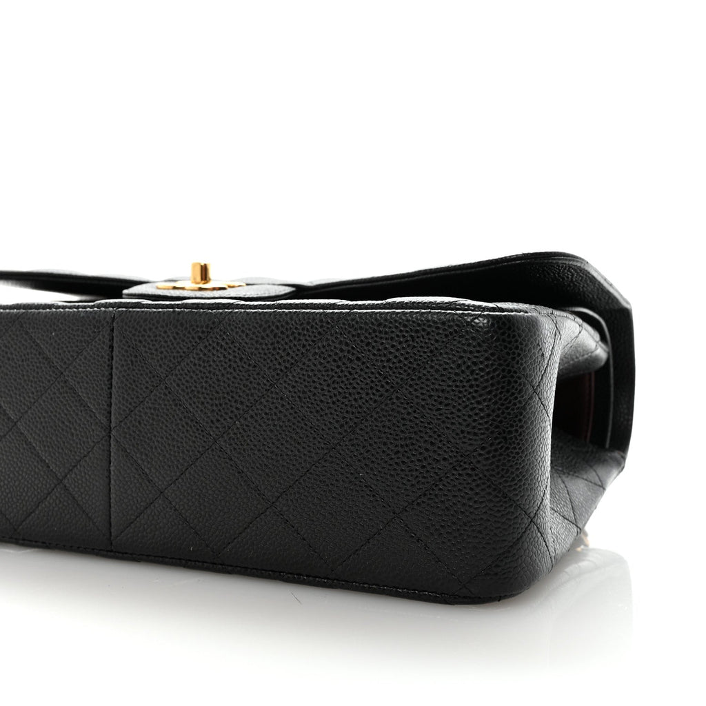 Chanel Caviar Quilted Jumbo Double Flap Black