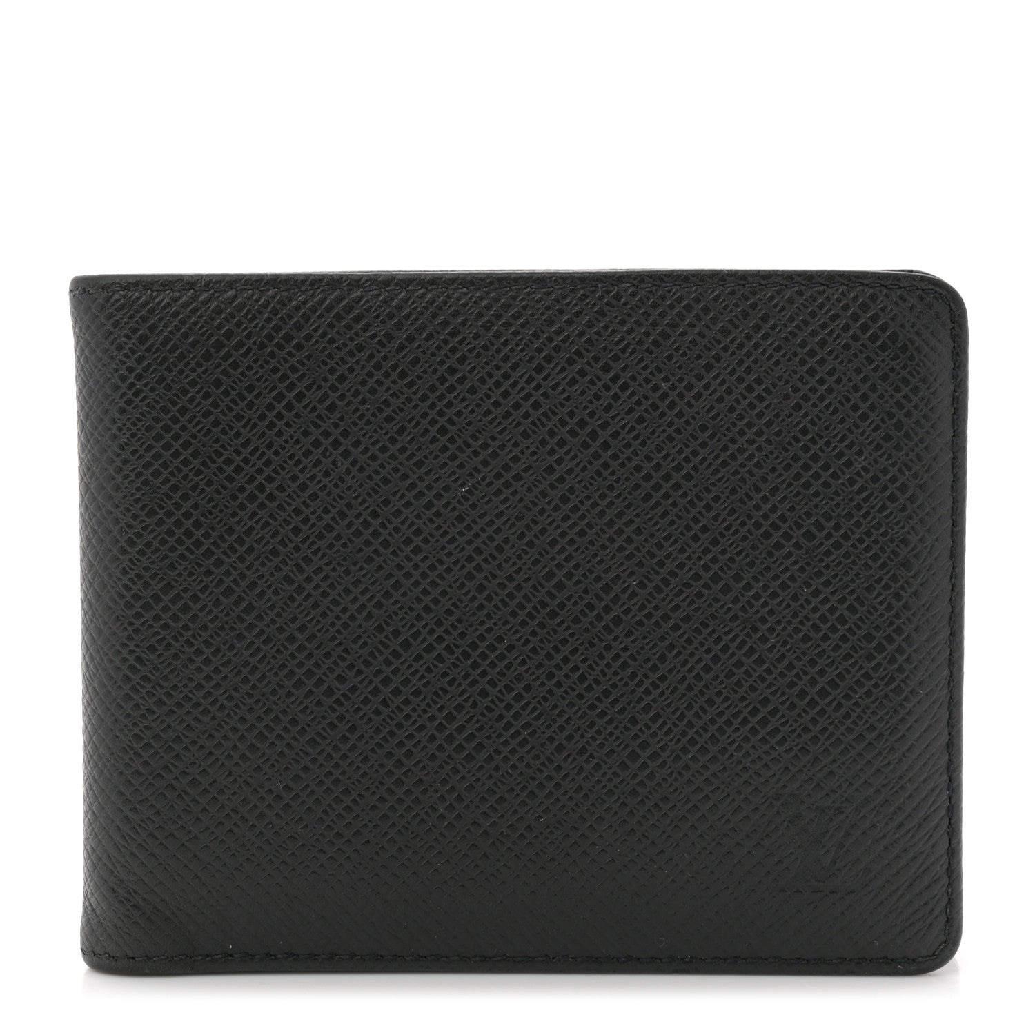 Louis Vuitton Taiga Compact Bi-Fold Wallet Black