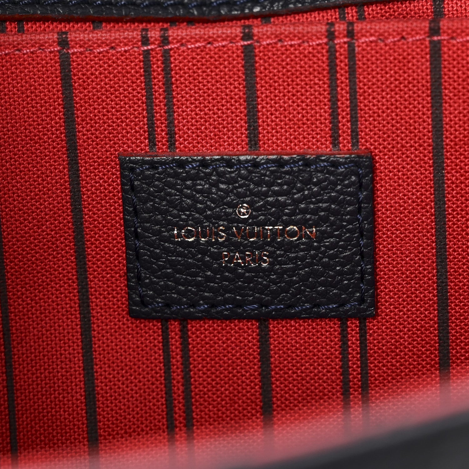 Louis Vuitton Empreinte Pochette Metis Marine Rouge