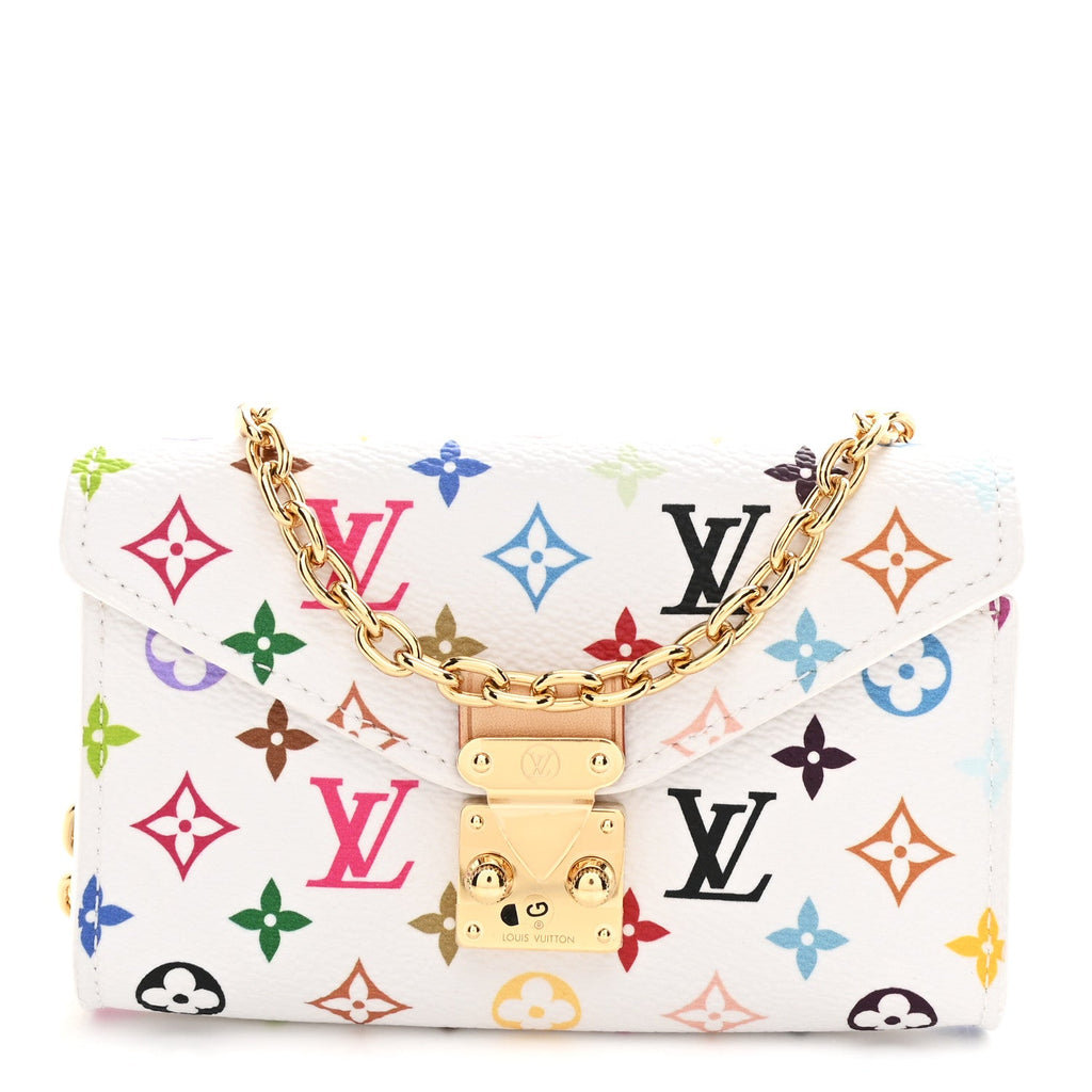 Louis Vuitton LV X TM Monogram Multicolor Pouch Metis Belt White
