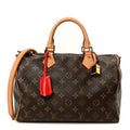 Louis Vuitton Monogram Speedy Soft 30 Crafty Red