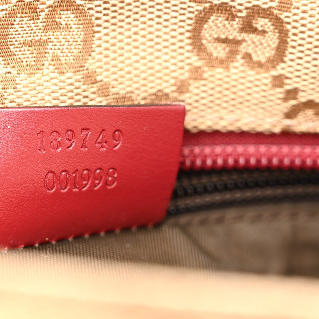 Gucci Monogram Web Small Flat Messenger Crossbody Pink Gold