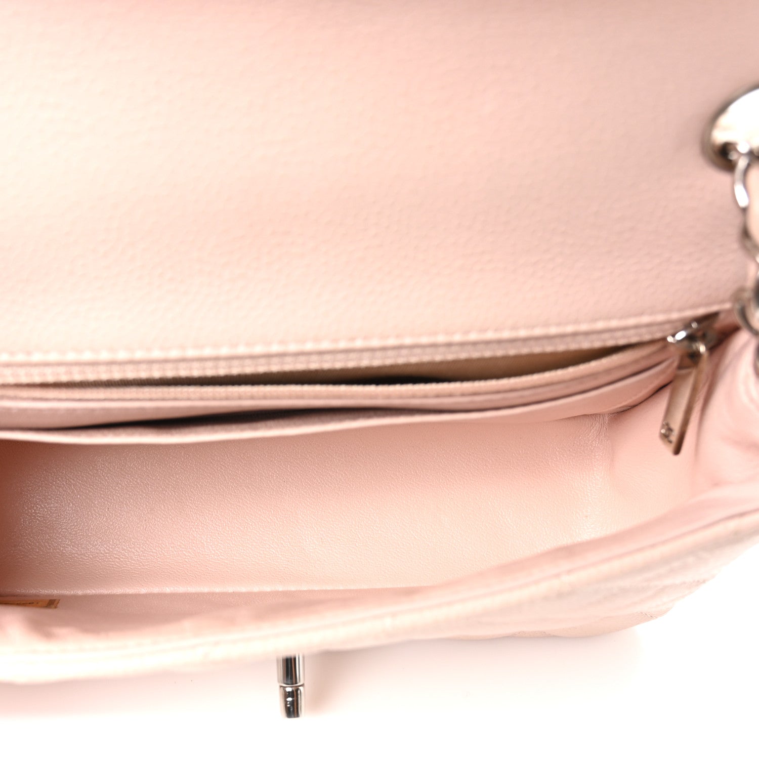 Chanel Caviar Quilted Mini Rectangular Flap Light Pink