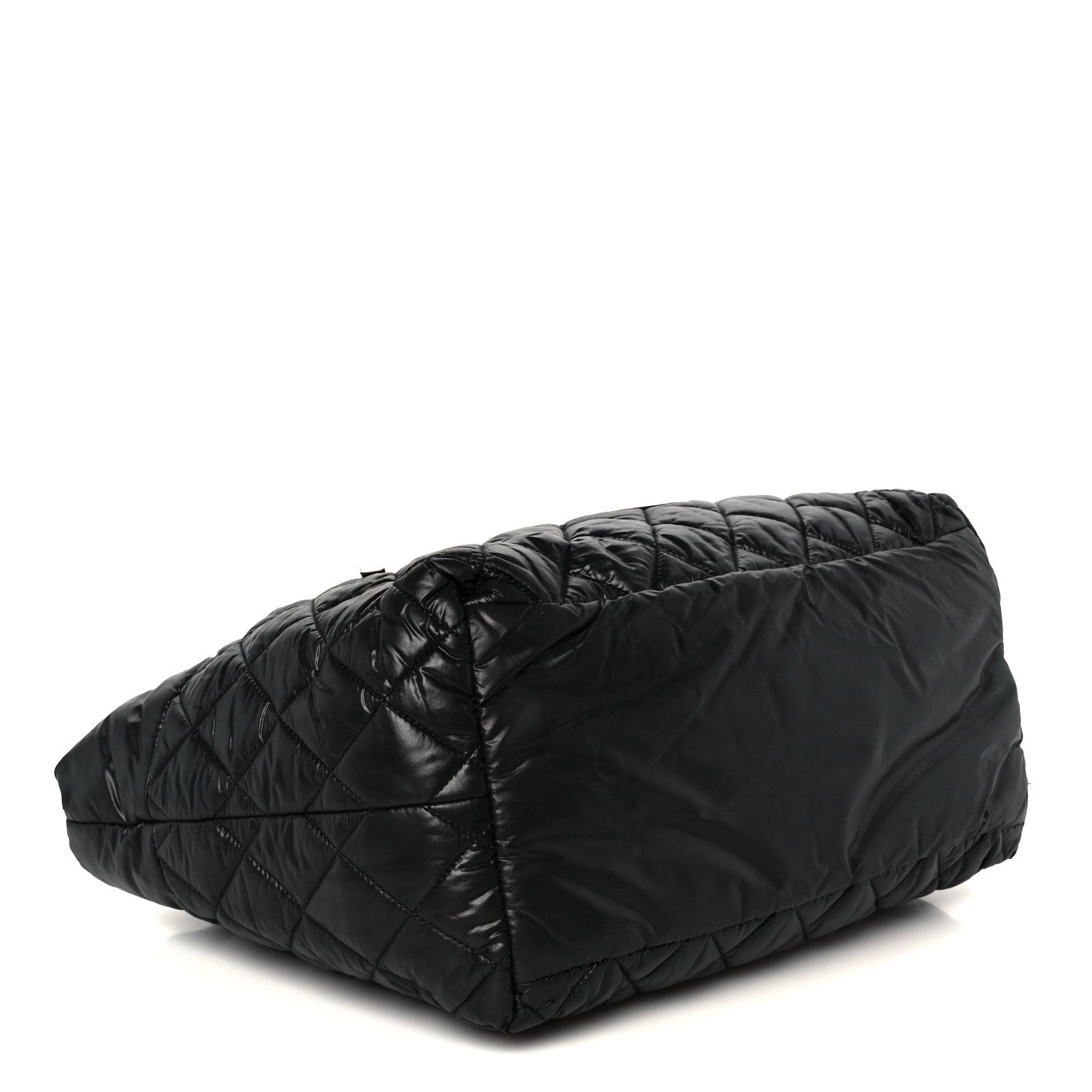 Chanel Nylon Quilted Small Coco Cocoon Tote Black