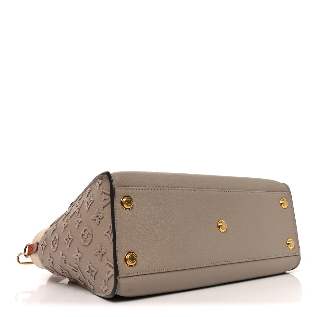 Louis Vuitton Calfskin Monogram Tufting On My Side Galet