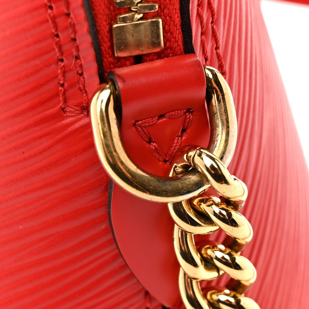 Louis Vuitton Epi Alma Mini Coquelicot