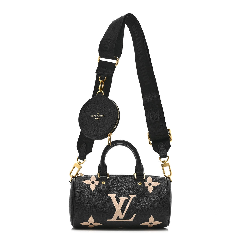 Louis Vuitton Empreinte Monogram Giant Papillon BB Black Beige