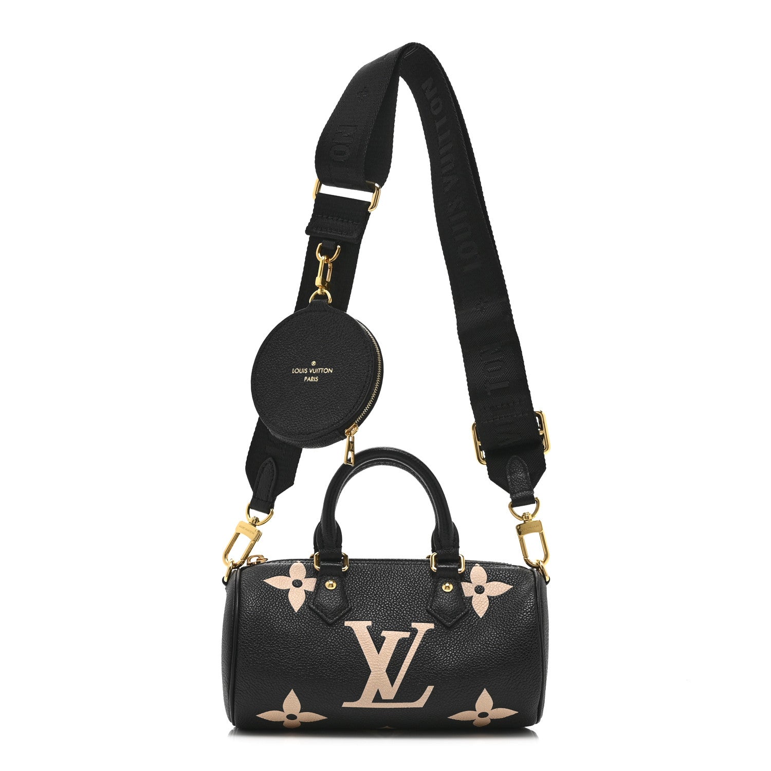 Louis Vuitton Empreinte Monogram Giant Papillon BB Black Beige