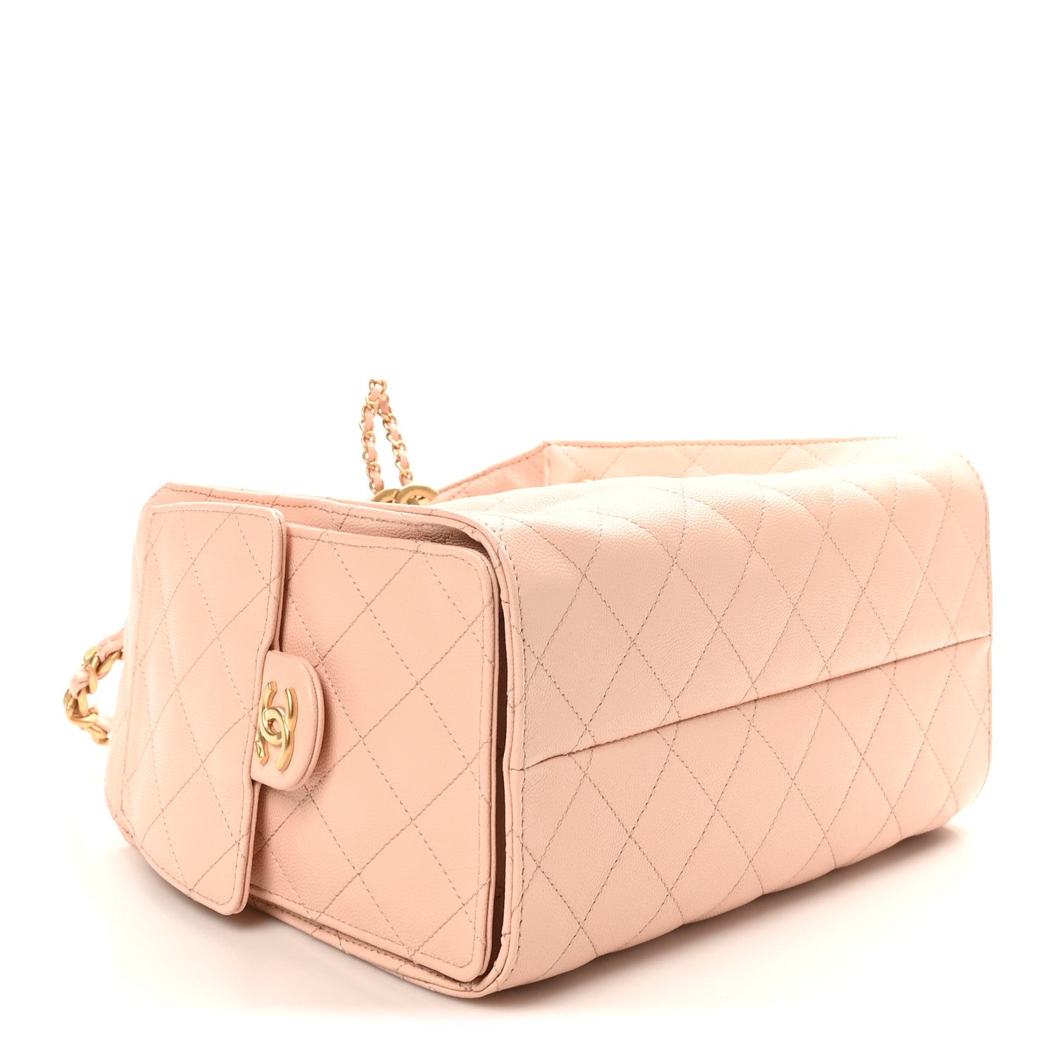 Chanel Caviar Quilted Small Chanel 25 Handbag Light Pink