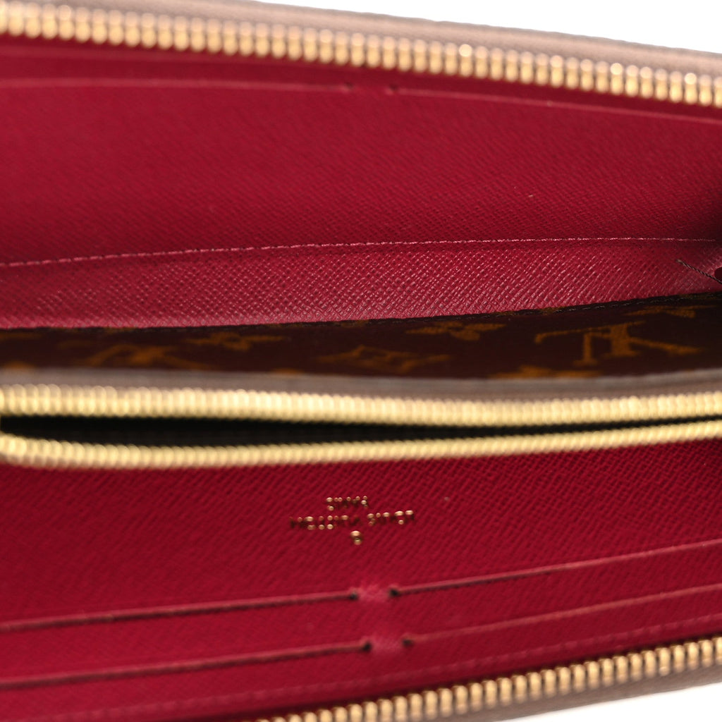 Louis Vuitton Monogram Clemence Wallet Fuchsia