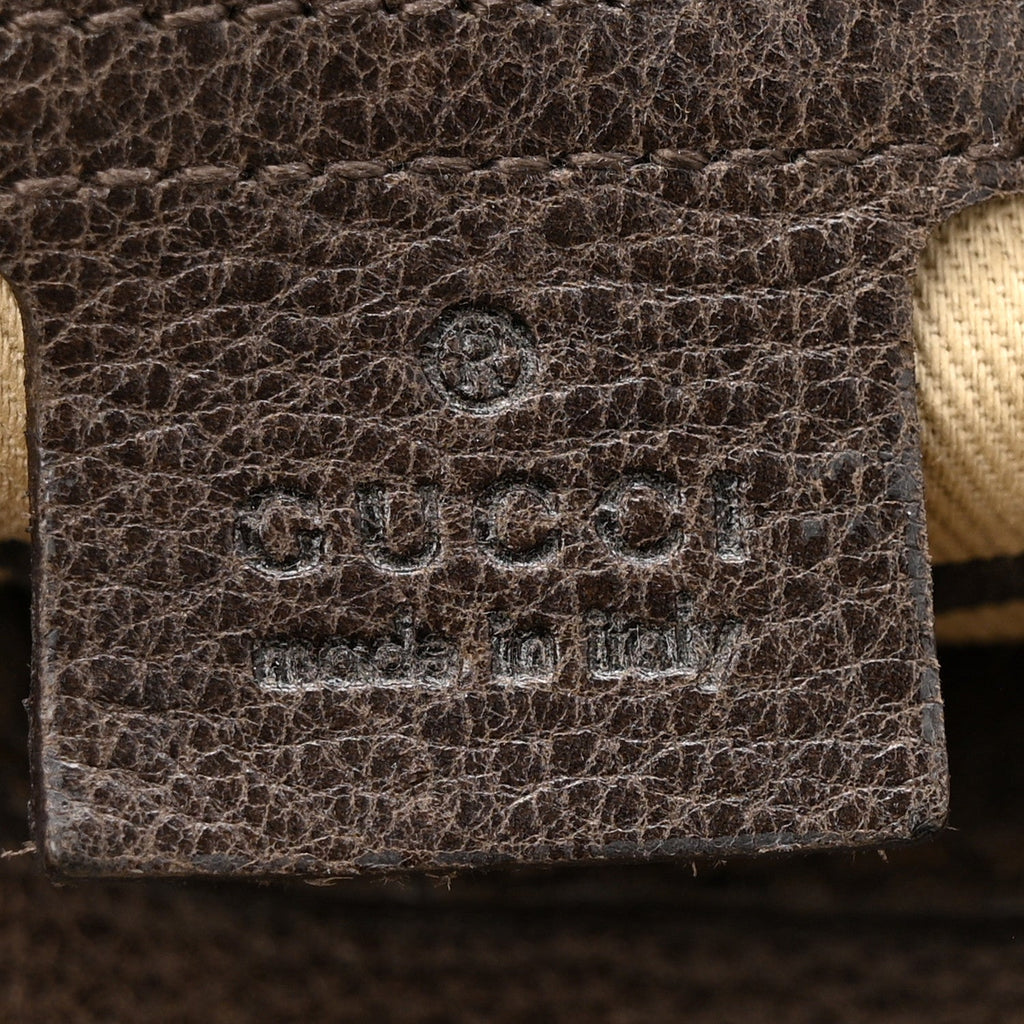 Gucci Guccissima Aviatrix Medium Boston Chocolate