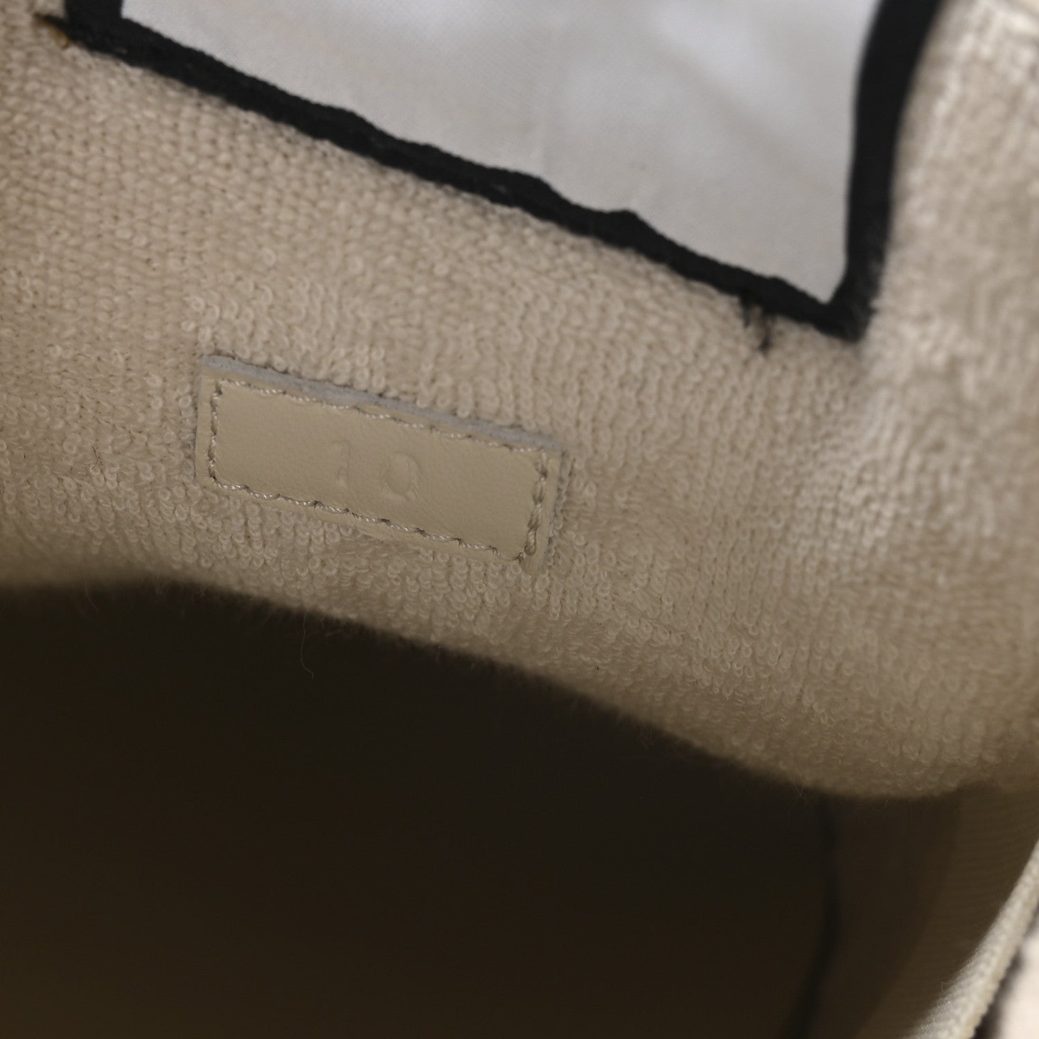 Gucci GG Supereme Monogram Calfskin Web Mens Screener Sneakers 10 Beige Ebony White Shine Purple