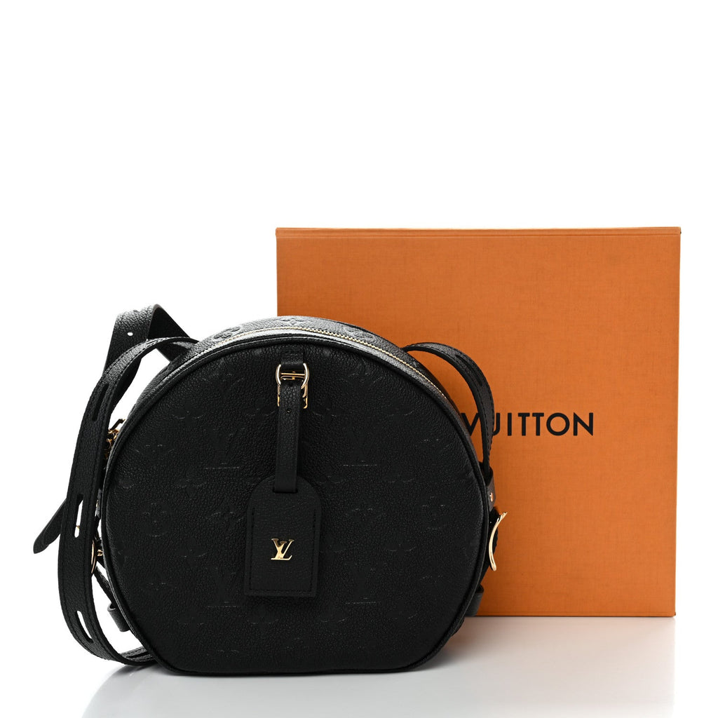 Louis Vuitton Empreinte Boite Chapeau Souple MM Black