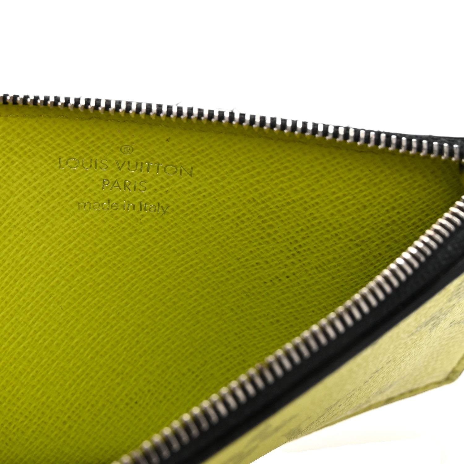 Louis Vuitton Taigarama Coin Card Holder Yellow
