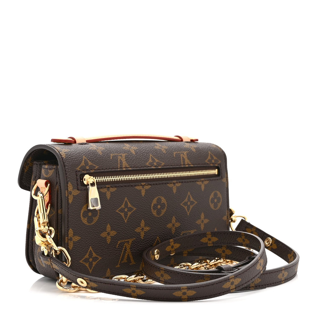Louis Vuitton Monogram Pochette Metis East West