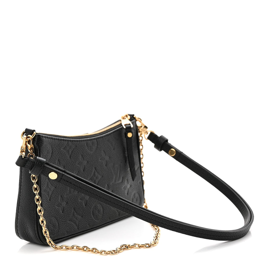 Louis Vuitton Empreinte Easy Pouch On Strap Black