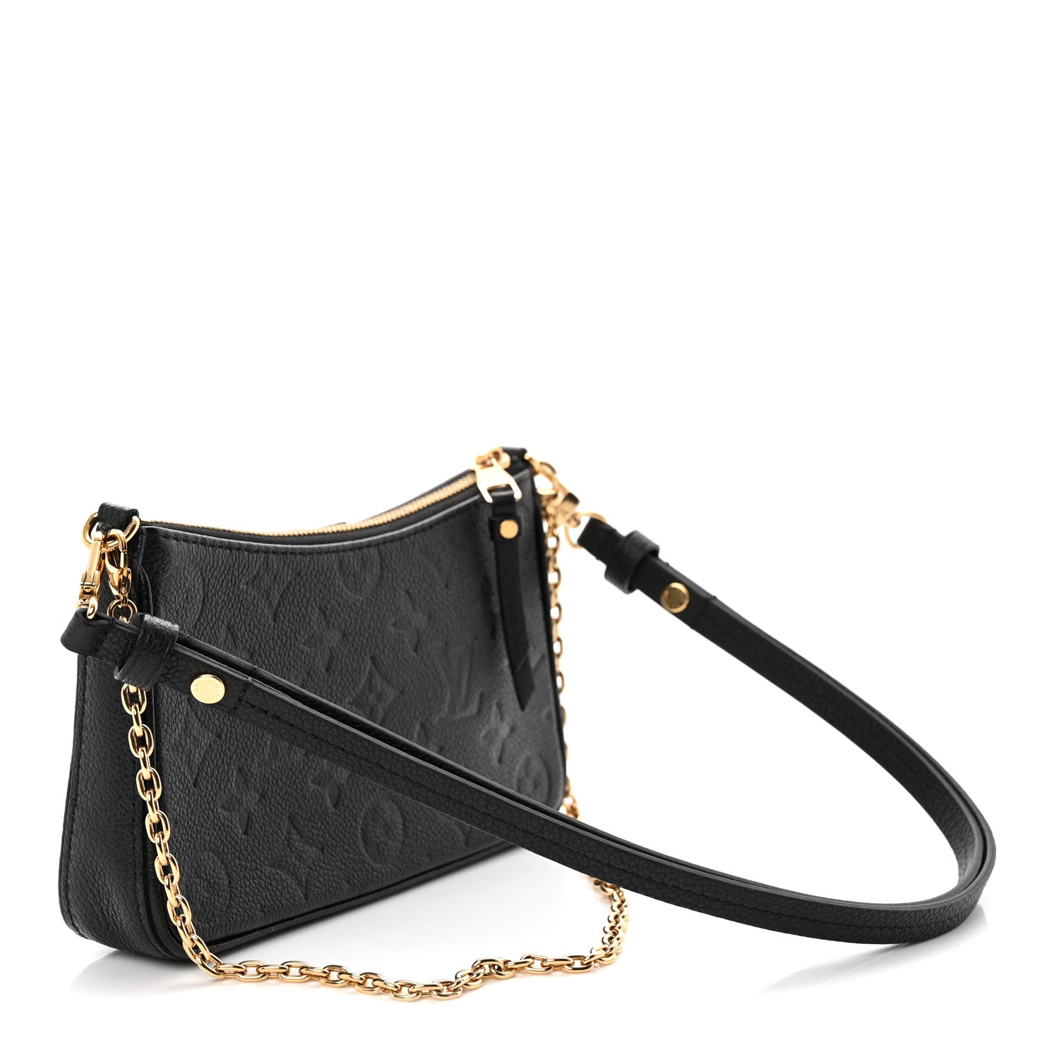 Louis Vuitton Empreinte Easy Pouch On Strap Black
