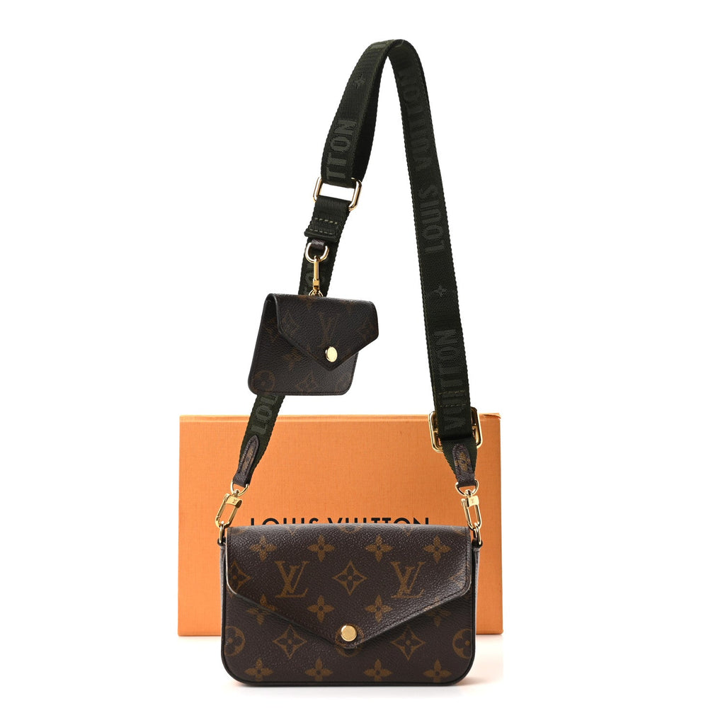 Louis Vuitton Monogram Felicie Strap & Go Kaki
