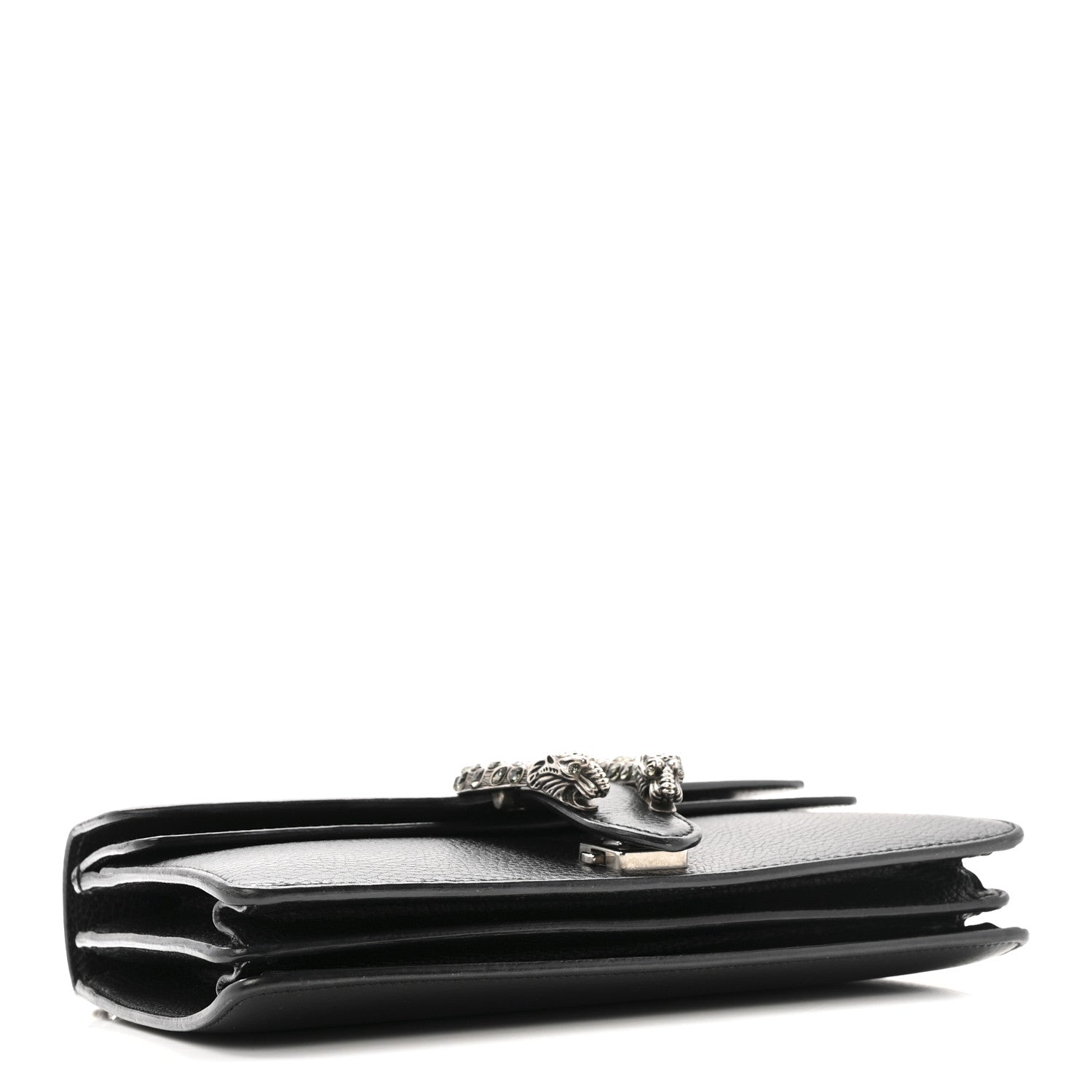 Gucci Pebbled Calfskin Small Dionysus Shoulder Bag Black