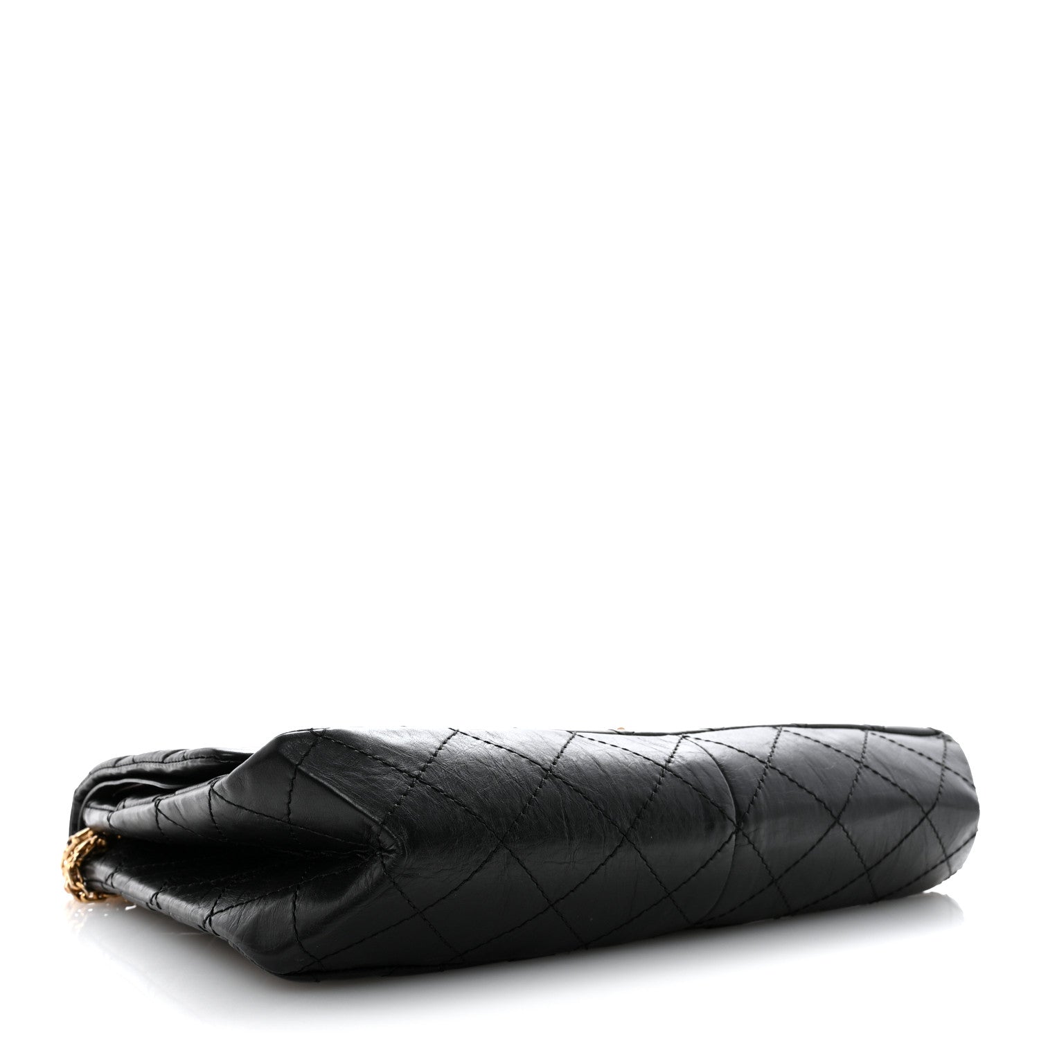 Chanel Aged Calfskin Quilted 2.55 Reissue 227 Flap Black
