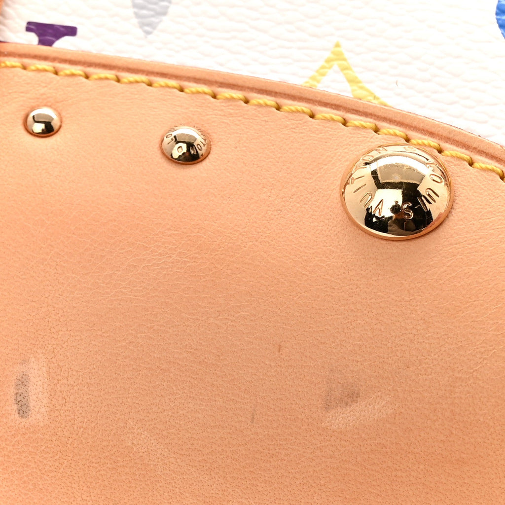 Louis Vuitton Monogram Multicolor Beverly MM White