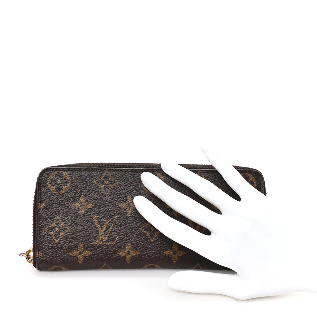 Louis Vuitton Monogram Clemence Wallet Rose Ballerine