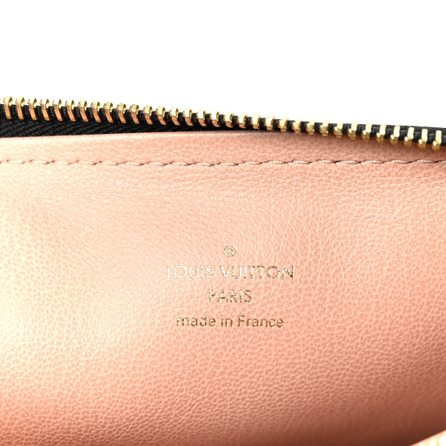 Louis Vuitton Lambskin Embossed Monogram Coussin PM Black
