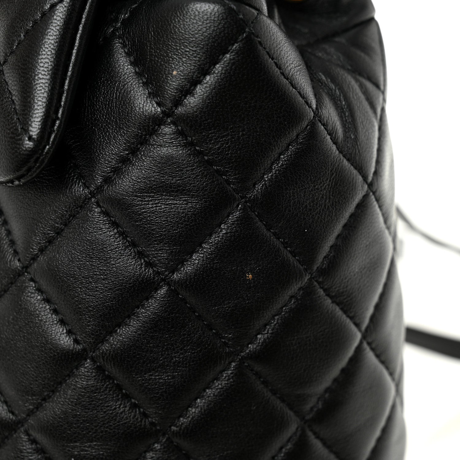 Chanel Lambskin Quilted Small Urban Spirit Backpack Black