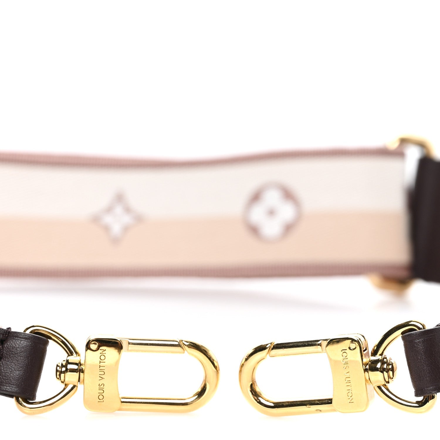 Louis Vuitton Jacquard Speedy Bandouliere 20 Shoulder Strap Beige