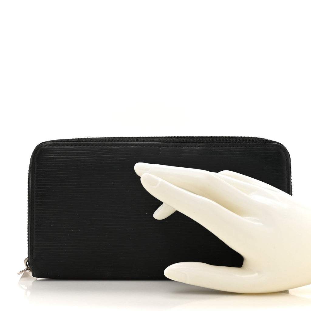 Louis Vuitton Epi Zippy Wallet Black