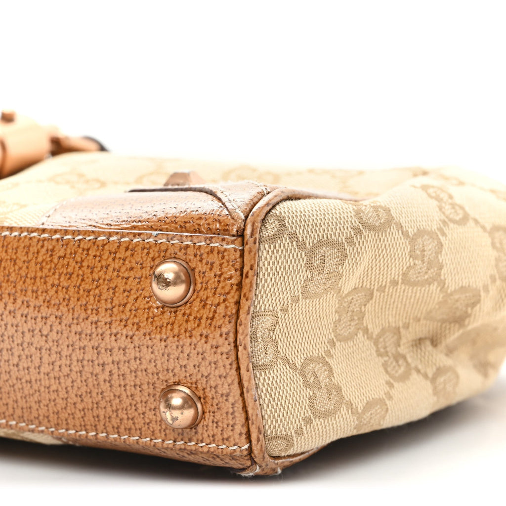 Gucci Monogram Calfskin Bardot Shoulder Bag