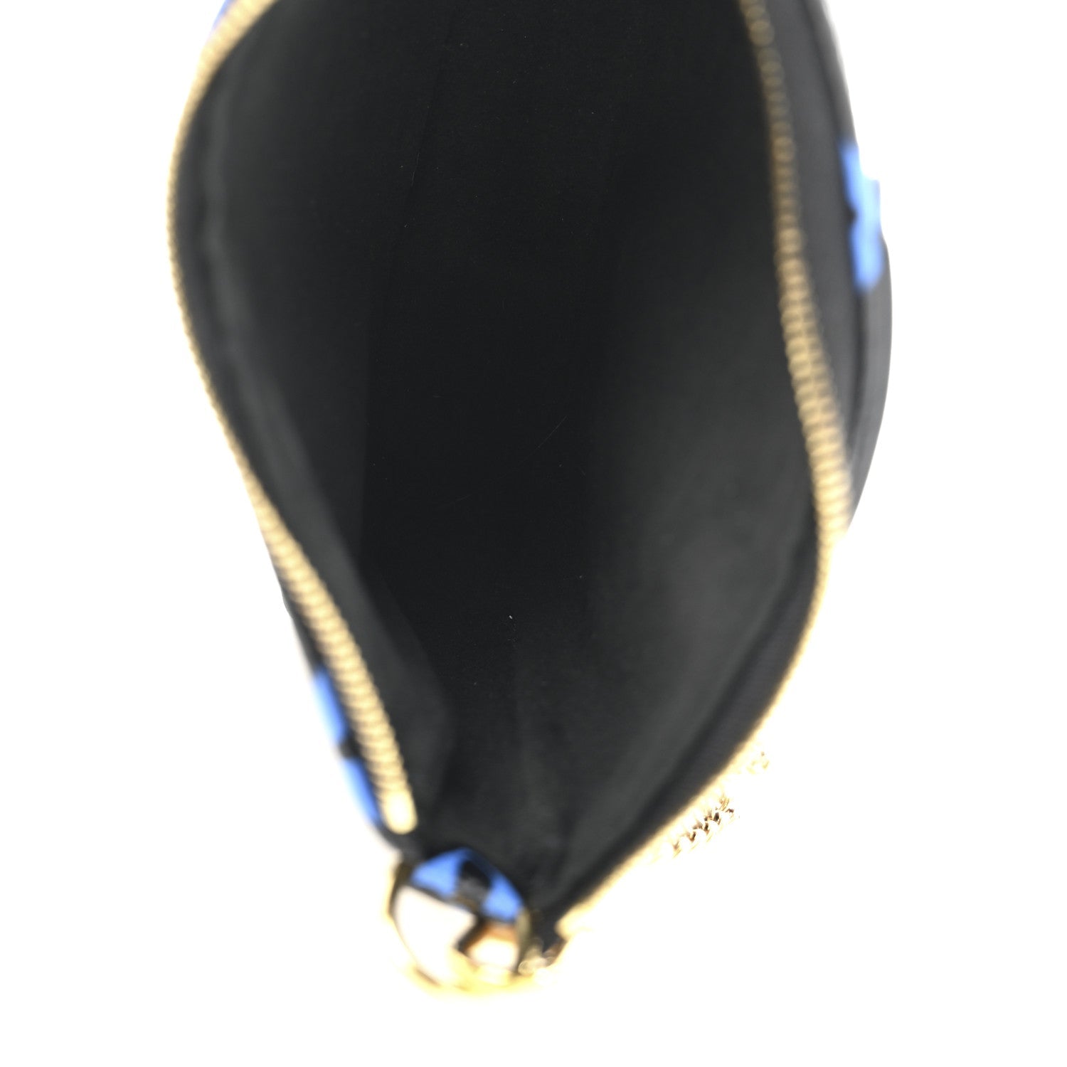 Louis Vuitton Colored Monogram Mini Pochette Accessories Blue Black