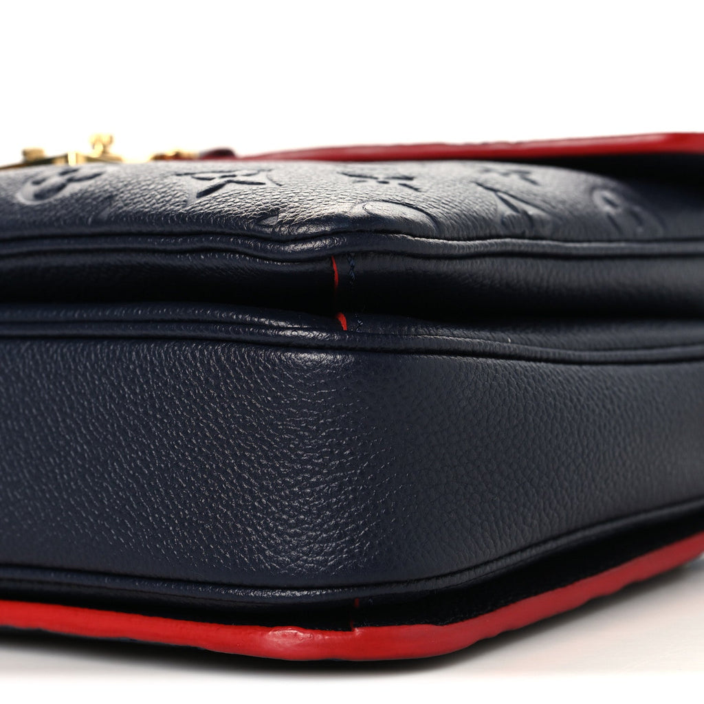 Louis Vuitton Empreinte Pochette Metis Marine Rouge