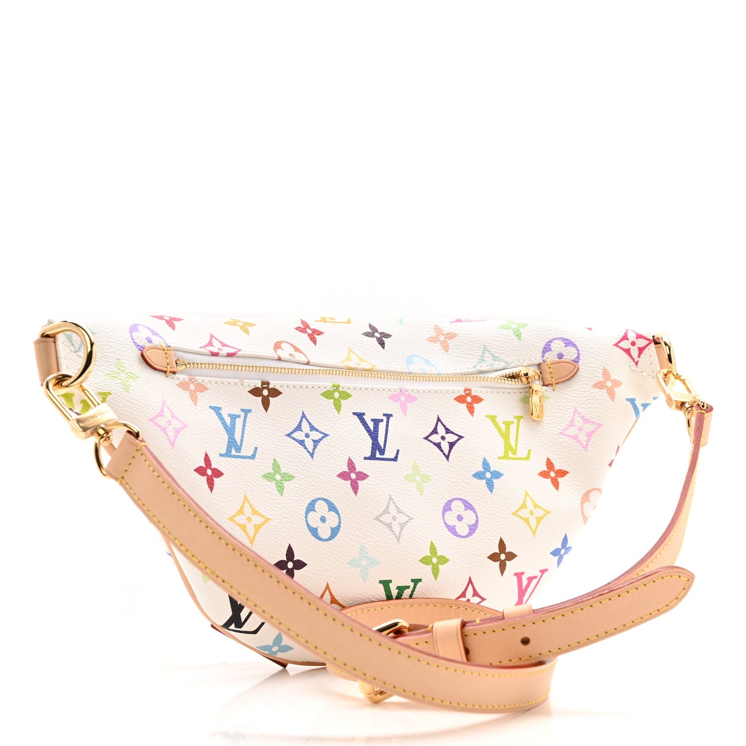 Louis Vuitton LV X TM Monogram Multicolor High Rise Bumbag White