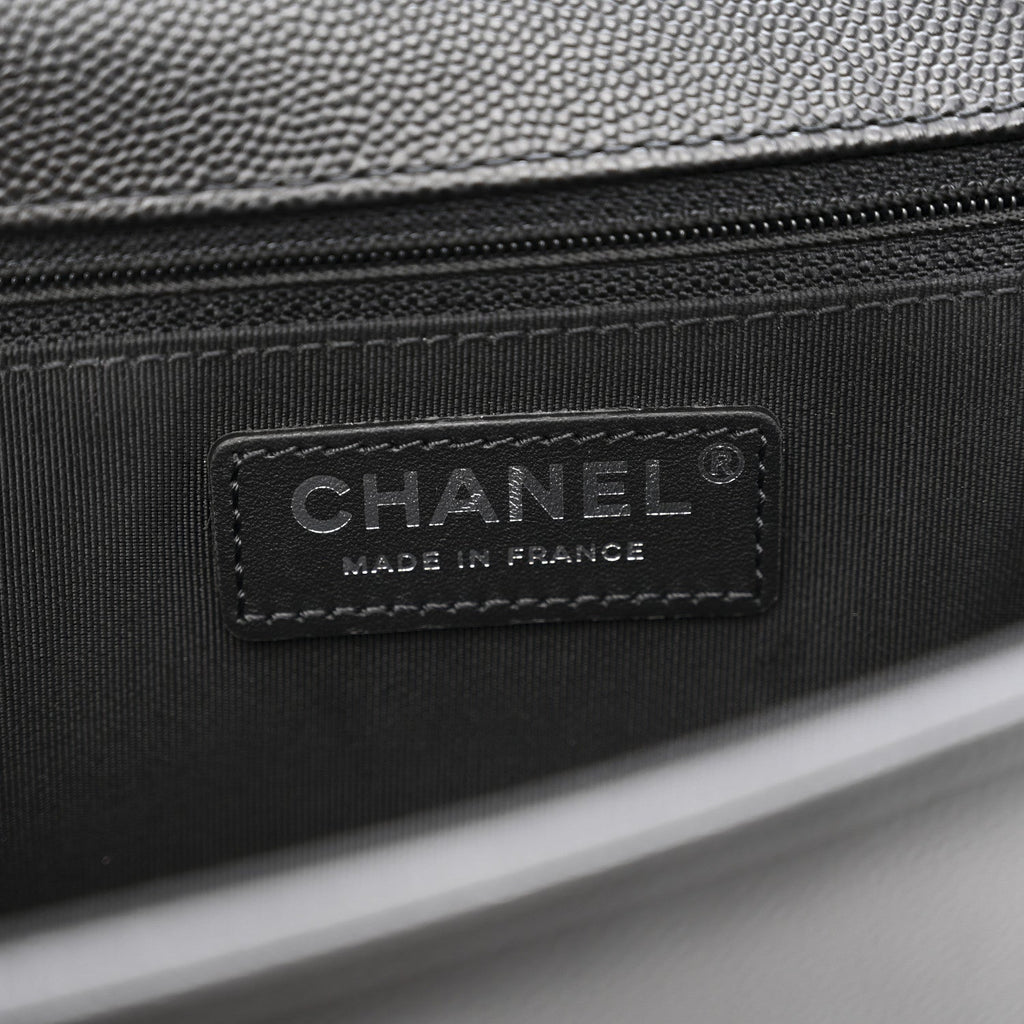 Chanel Caviar Quilted New Medium Boy Flap Black