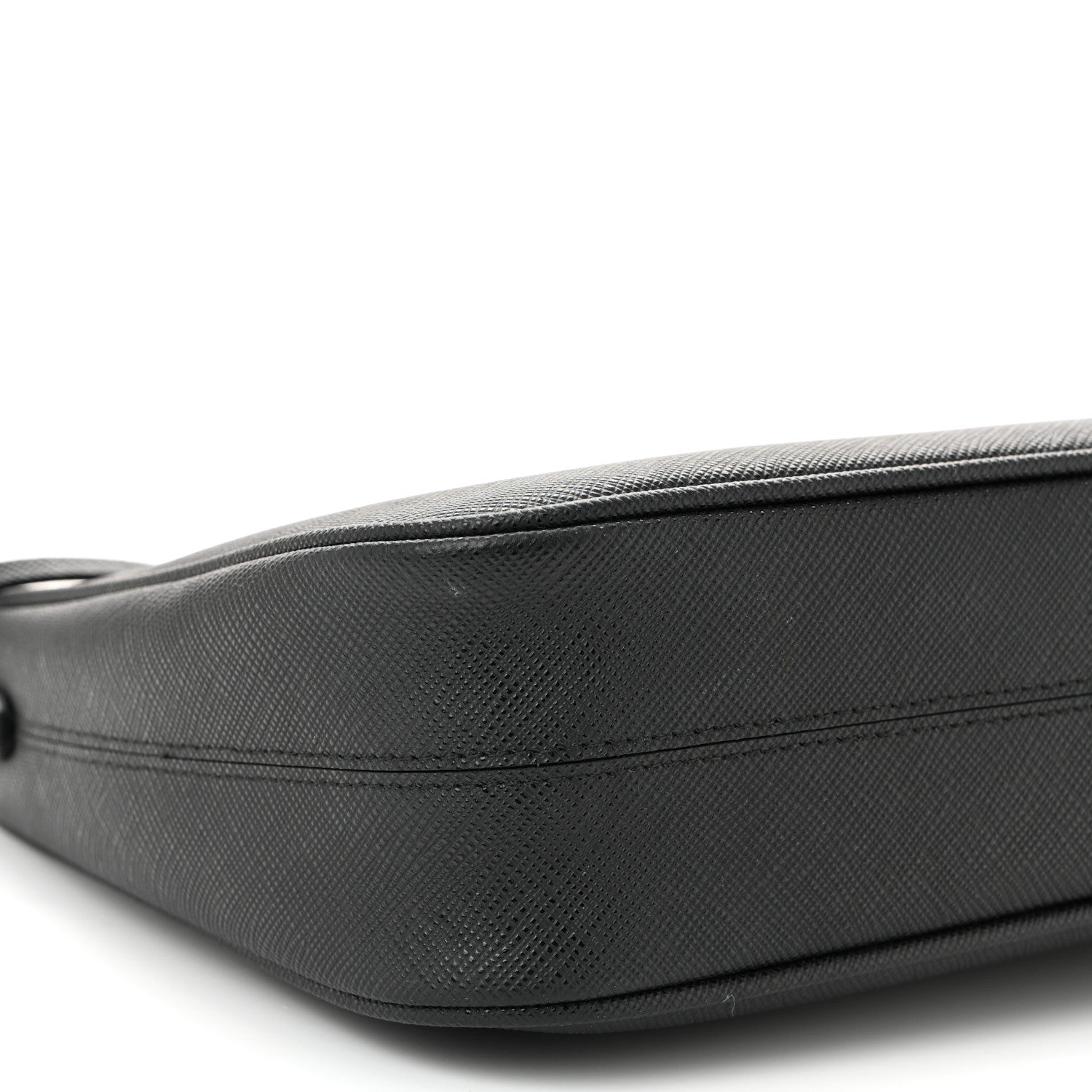 Prada Saffiano Lux Re-Edition 2005 Shoulder Bag Black