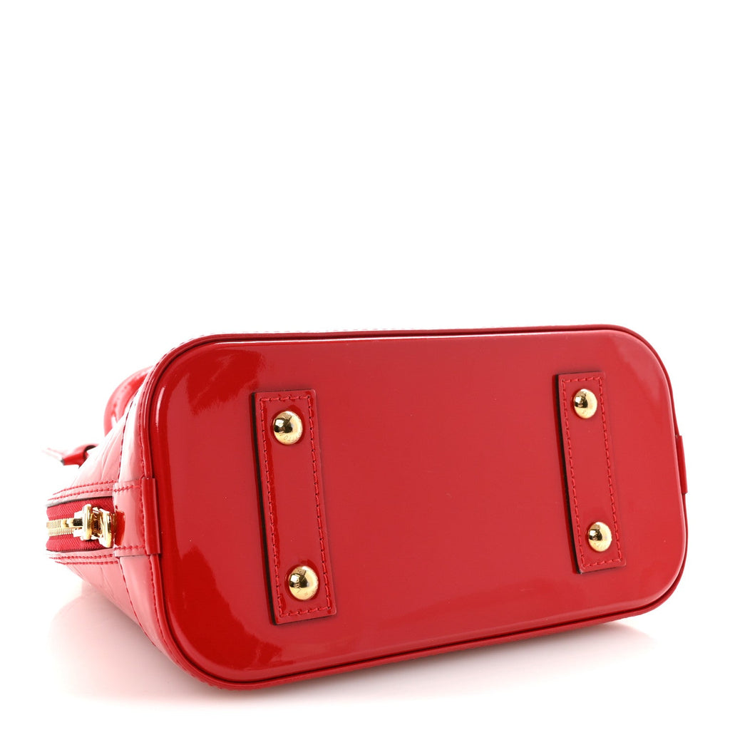 Louis Vuitton Vernis Alma BB Cherry