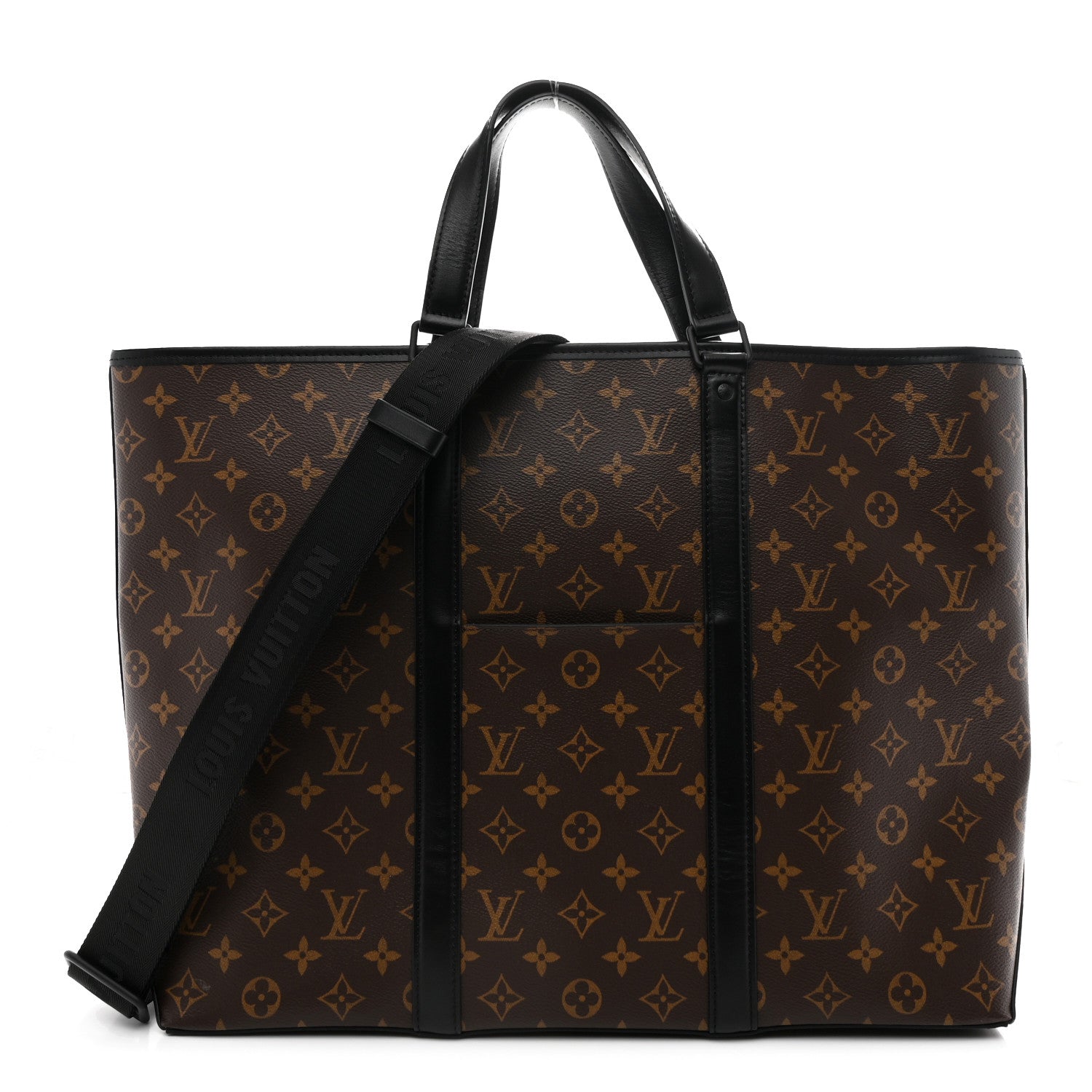 Louis Vuitton Monogram Macassar Weekend Tote GM