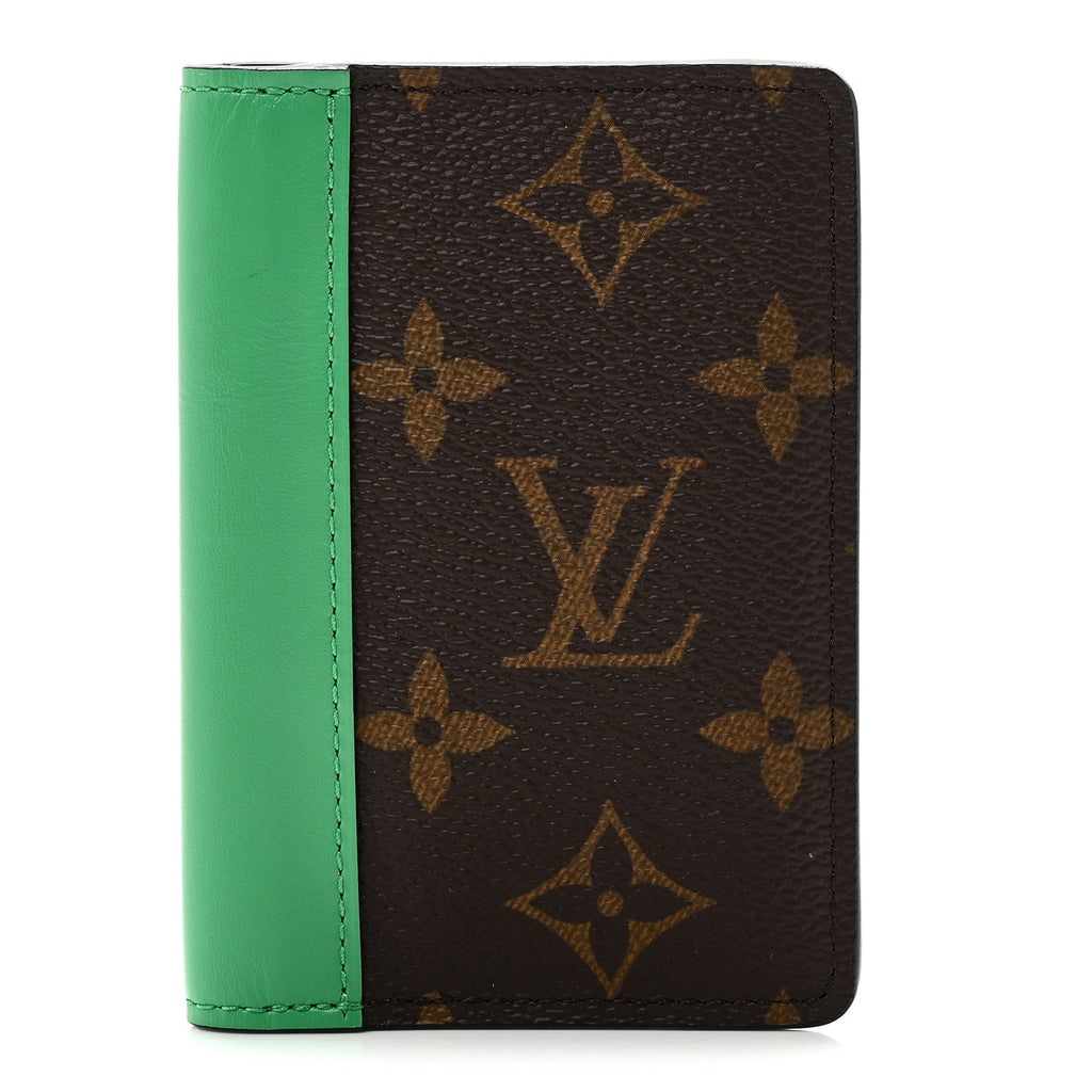 Louis Vuitton Monogram Macassar Pocket Organizer NM Borneo Green